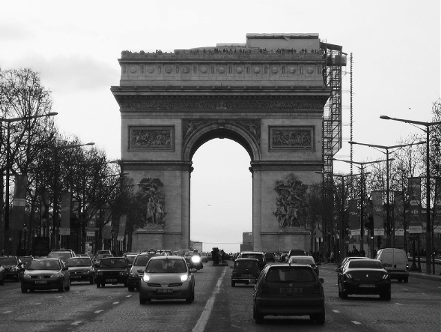 The Arc de Triomphe