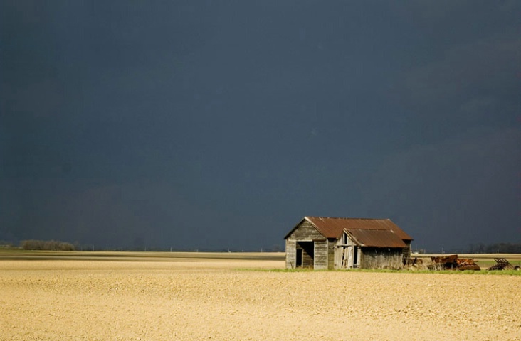 Abandoned Buildings; Storm Approaching