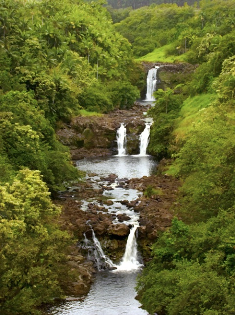 Umauma Falls, Big Island, Hawaii