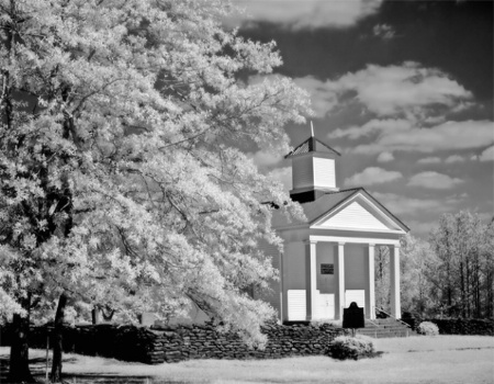 Piscah Primitive Baptist Church, Infrared