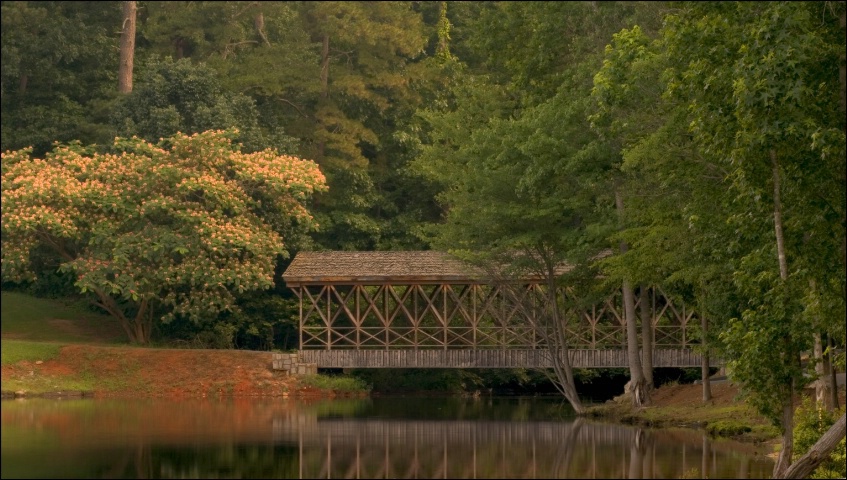 Covered Bridge at Stone Mountain