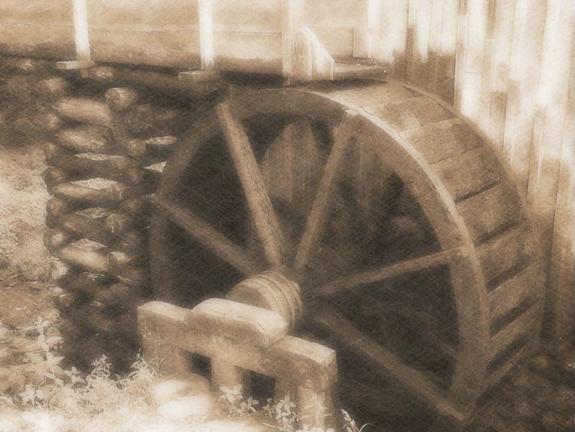 Cable Mill Water Wheel