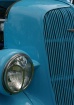 blue car
