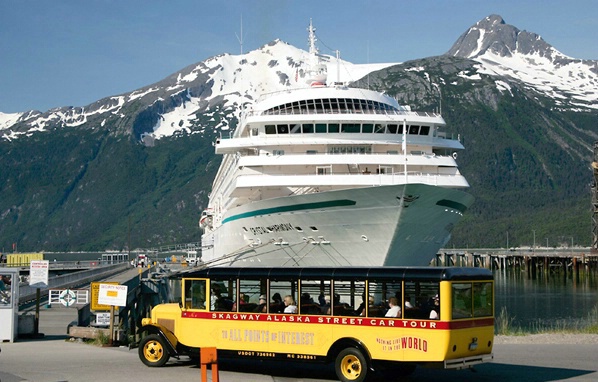 Cruise Ship, Skagway, Alaska 