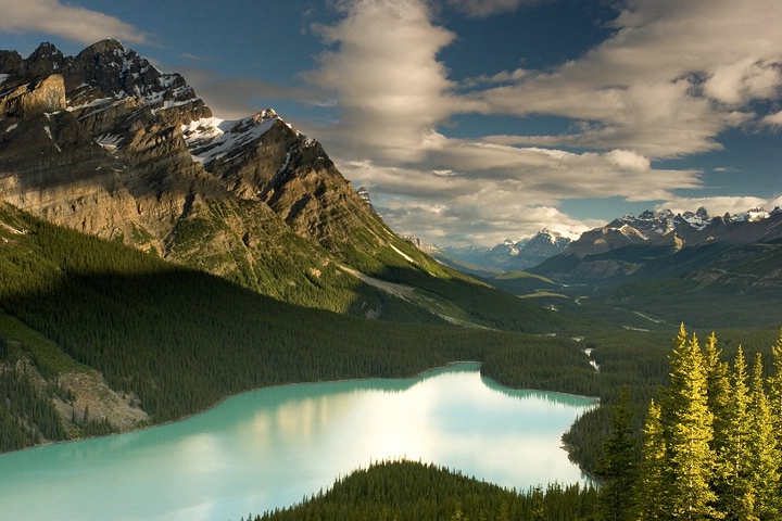 Early Morning on Lake Peyto