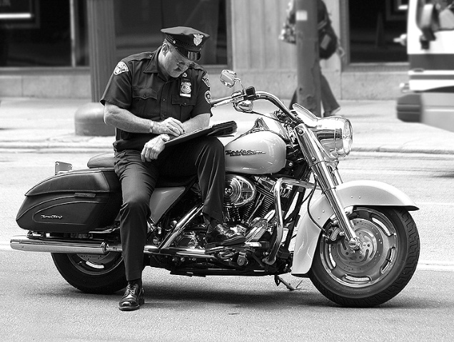 Cop on a nice ride