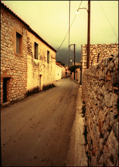 Back Street, Areopolis, Greece