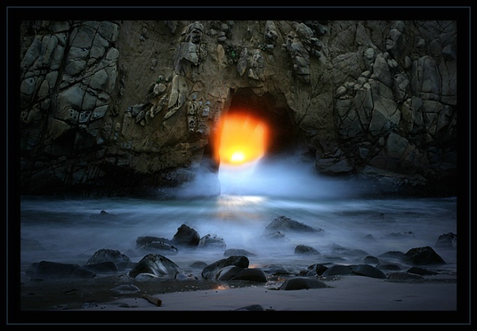 Sunset at Big Sur 