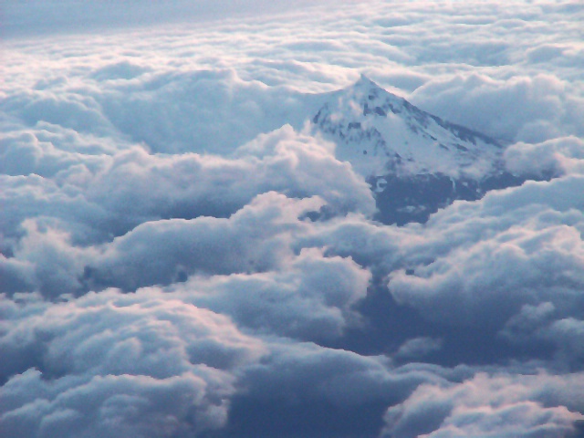 Ocean Clouds & Mountain