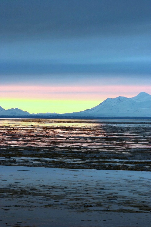 Sunset across Cook Inlet