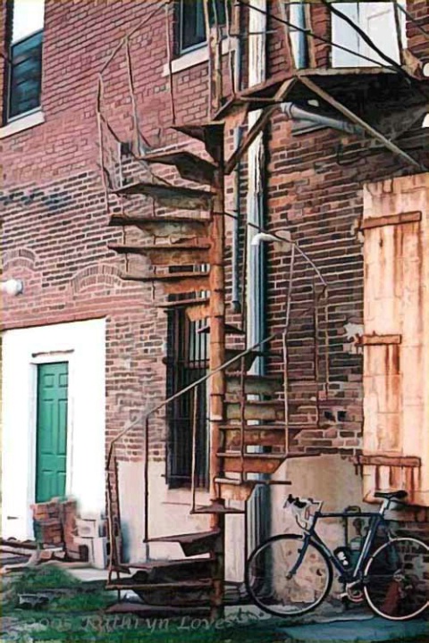 Back Alley Stairway