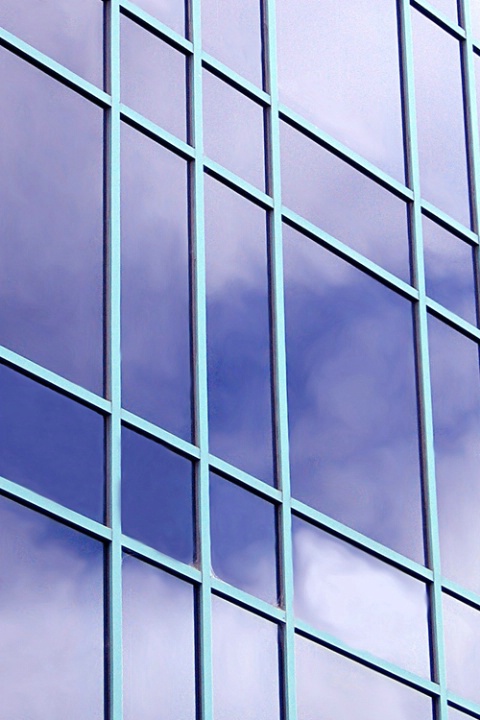 Lines and Cloud Reflections