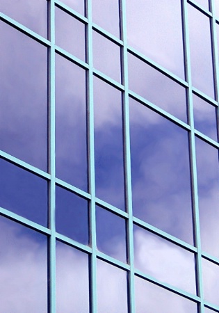 Lines and Cloud Reflections