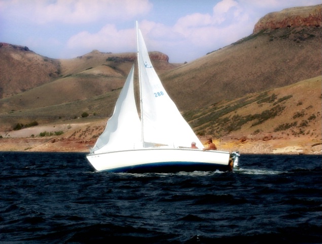 ~~Sailing Blue Mesa Resevoir~~