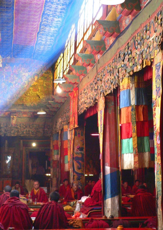 Morning at Samye Monastery Tibet