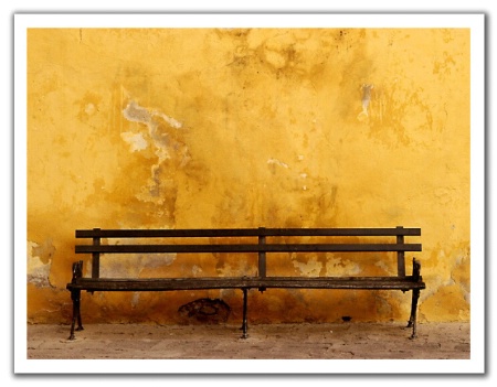 Yellow wall