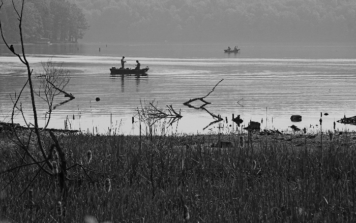 Fishing on Glenndale Lake