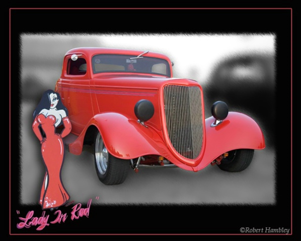 1934 Ford - Lady in Red - ID: 1115760 © Robert Hambley