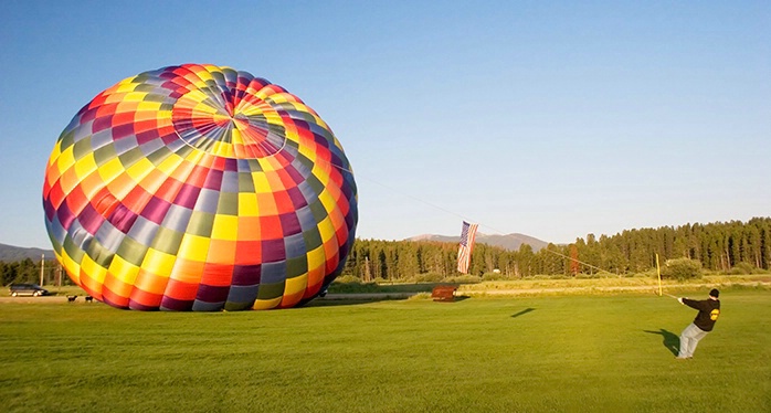 Hot Air Balloon - Fraser, Colorado 7-22-05 - ID: 1115915 © Robert A. Burns