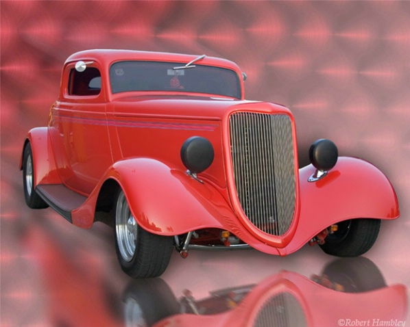 1934 Ford - Lady in Red