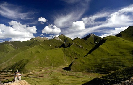 A Tibet Landscape View