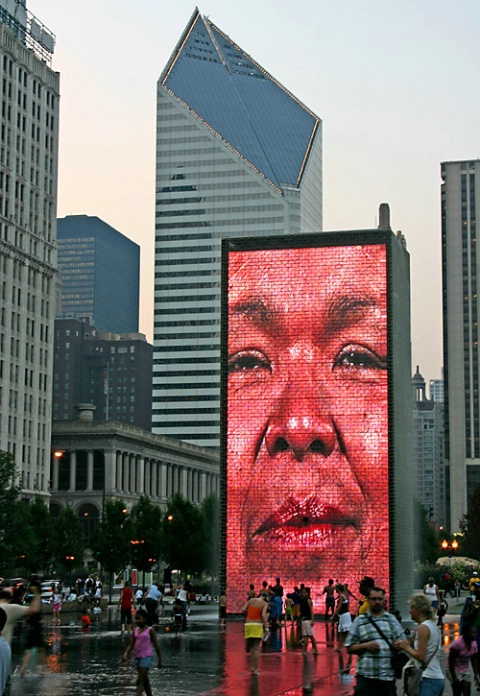Crown Fountain, Millennium Park, Chicago