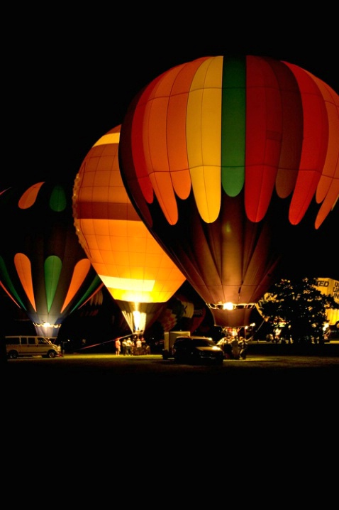 Balloon Glow at Canton Hall of Fame-Canton - ID: 1127282 © James E. Nelson