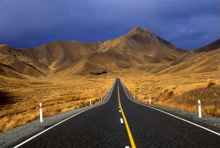 LIGHT ON THE LANDSCAPE - LINDIS PASS  NZ