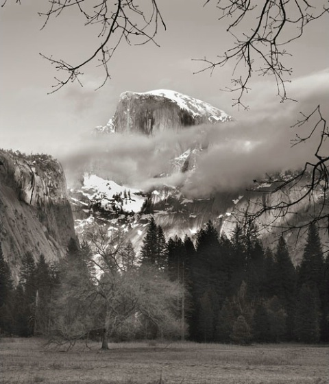 Half Dome Clearing Storm