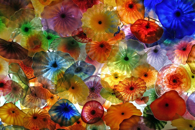 Flower Glass Ceiling