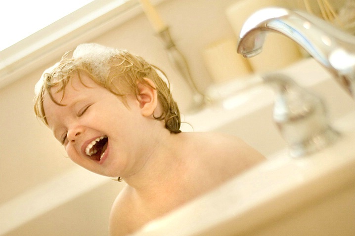 Boy Laughing in Bubble Bath - ID: 1146596 © Wendy M. Amdahl