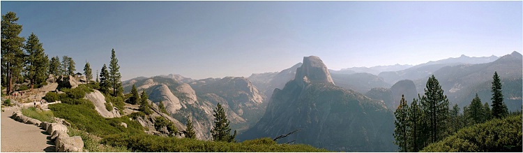 Half Dome Panorama from Glacier Point