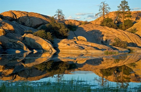 Willow Lake sunset