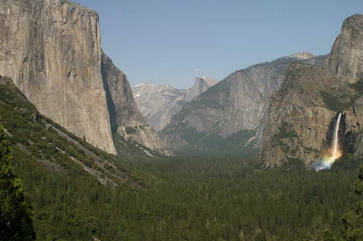 Yosemite Valley with Rainbow