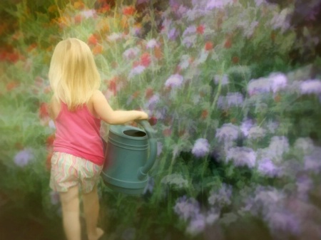 Watering Flowers 2