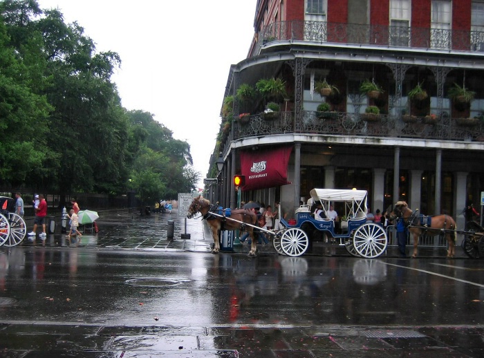 A Rainy Day on Decatur