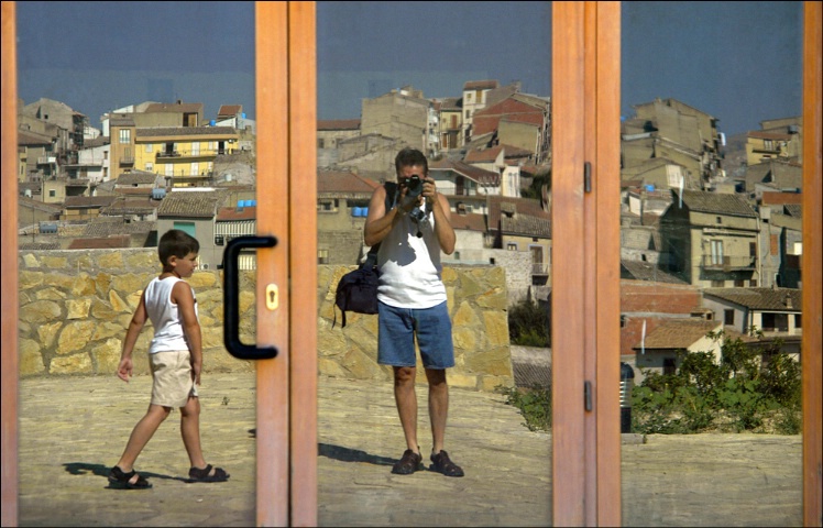Reflection of a photographer