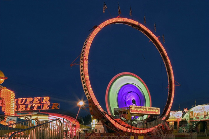 Puyallup Fair Midway - ID: 1205539 © John Tubbs