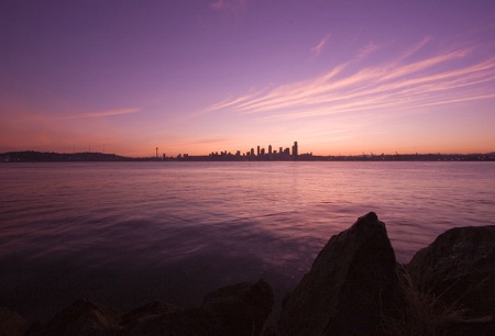 Seattle Skyline at Sunrise