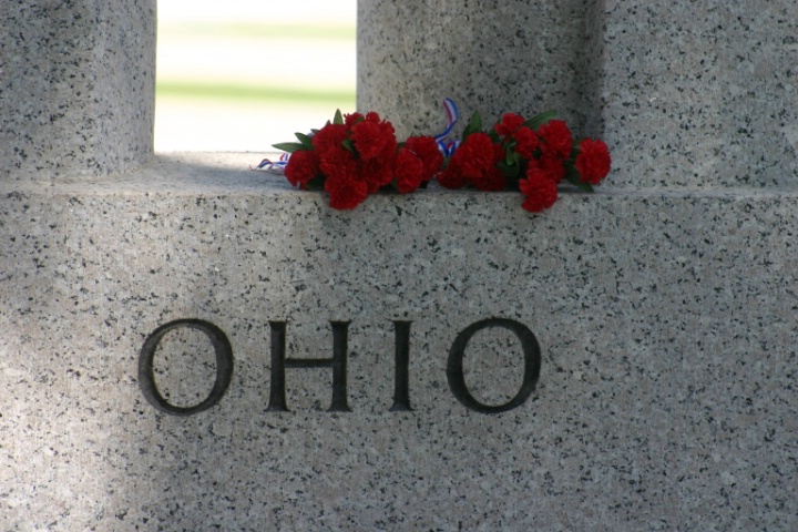World War II Memorial, state of Ohio