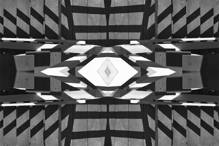 Black and White Kaleidoscope