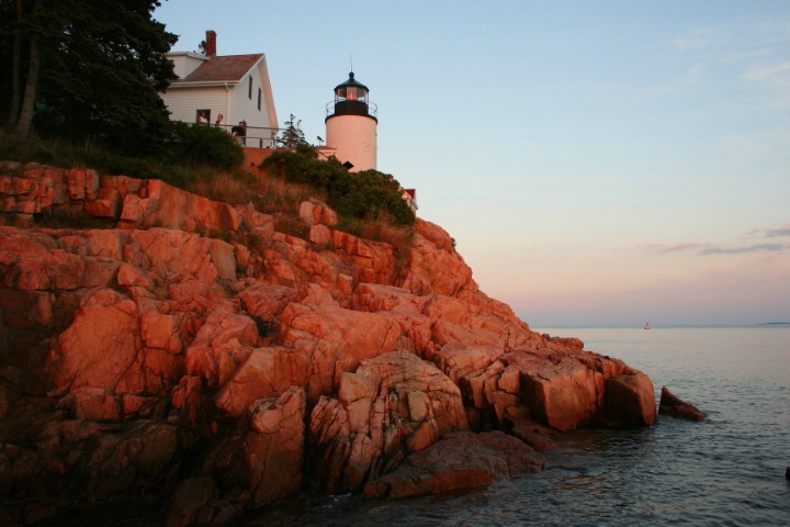 Sunset at Bass Harbor Head Light