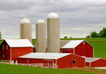 Pristine farm in Wisconsin