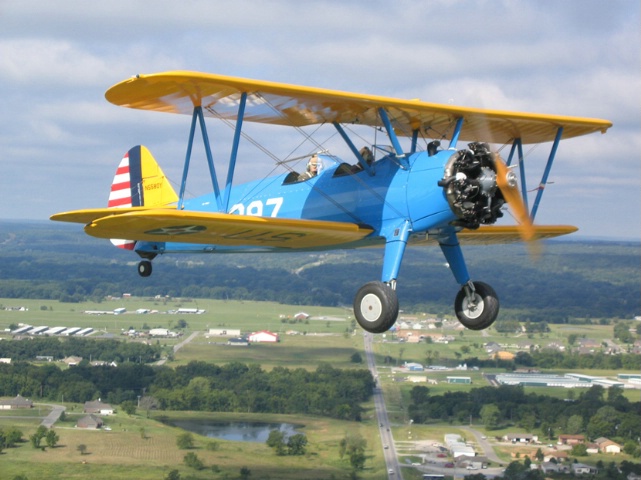 Stearman Over  Oklahoma