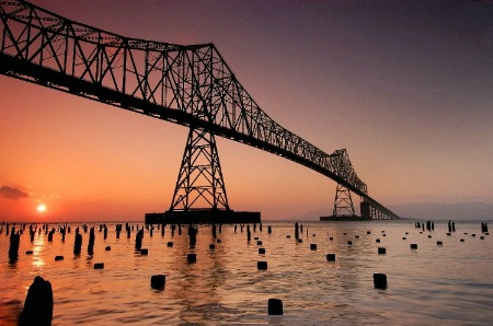 Astoria Bridge Over Columbia River