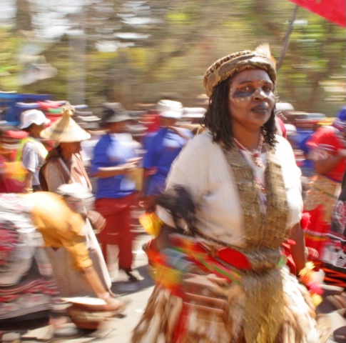 Marching sangoma