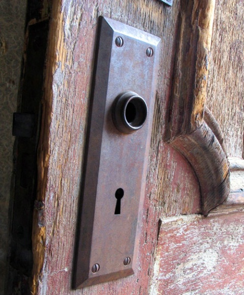 Detail of weathered door