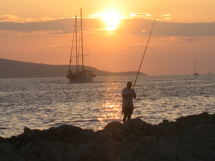 Sunset on the Island of Hvar