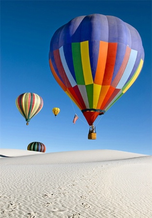 Balloons over the White Sands II