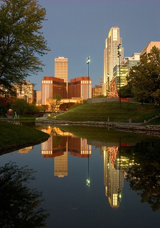 Omaha, Nebraska Before Dawn